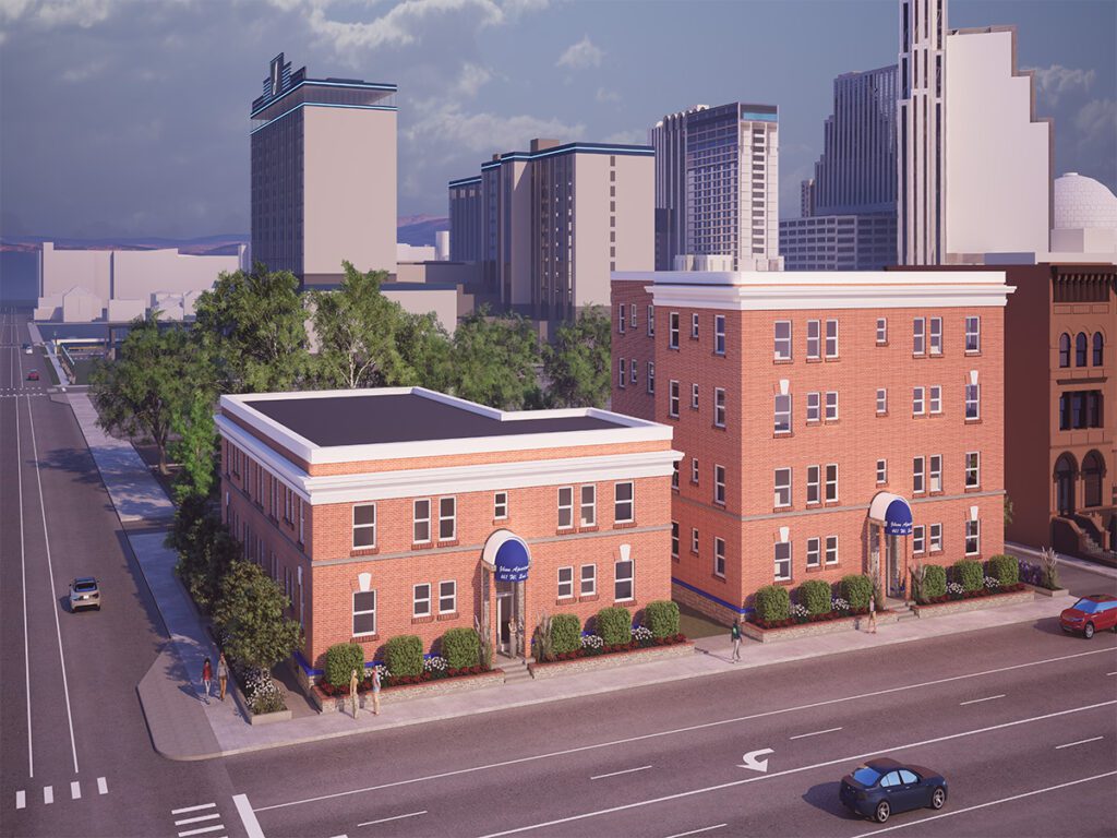 Gibson Apartments Exterior Render