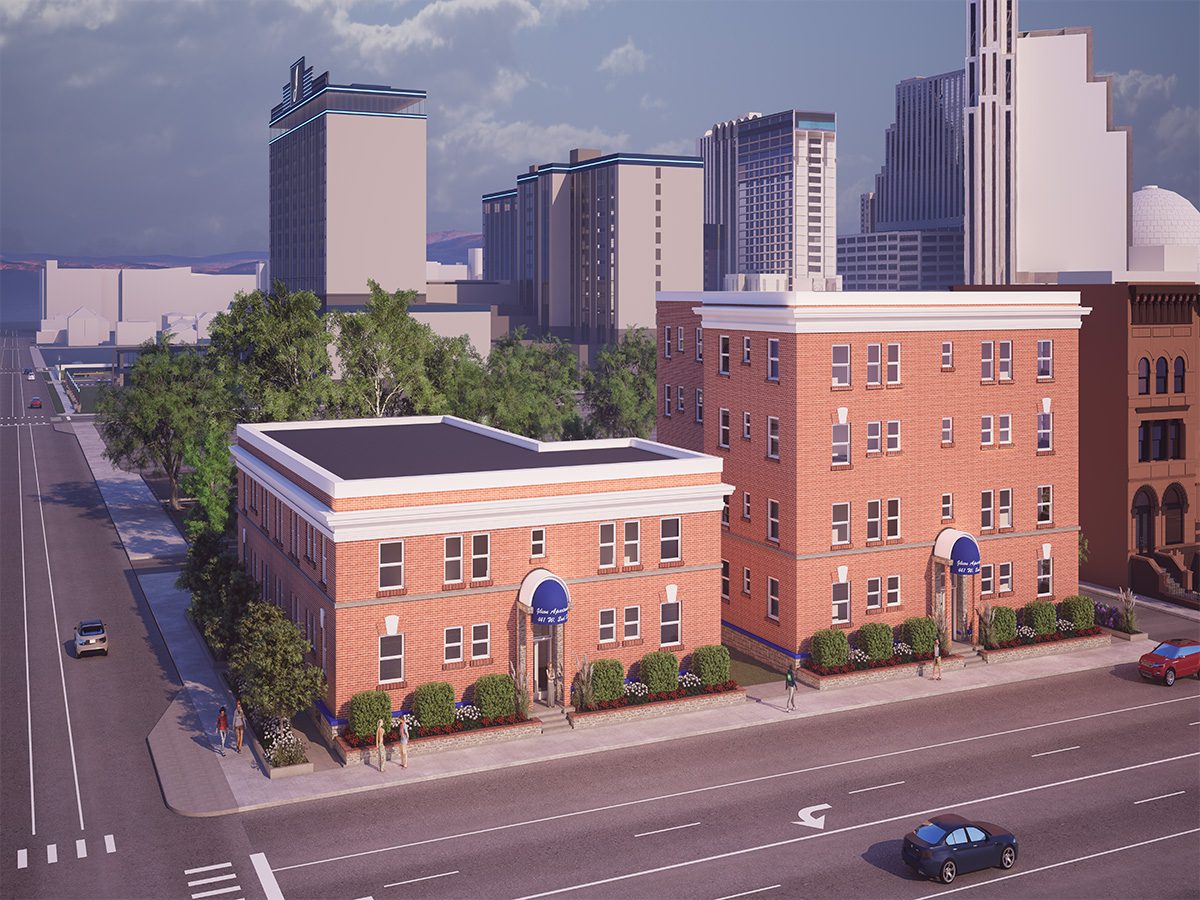 Gibson Apartments Exterior Render