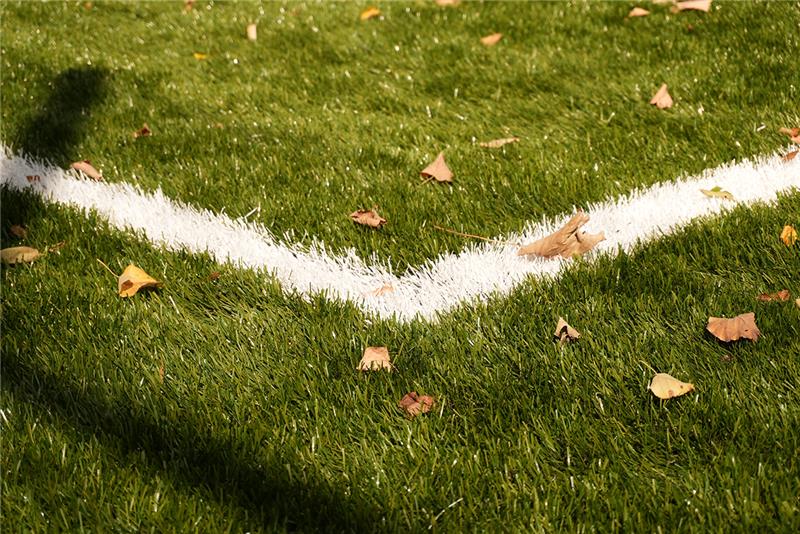 Corner of soccer field